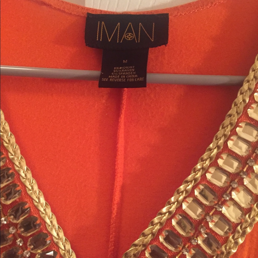 Orange dress
